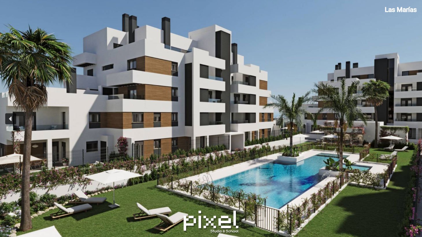 Edificio Las Marías exterior Pixel Ingeark