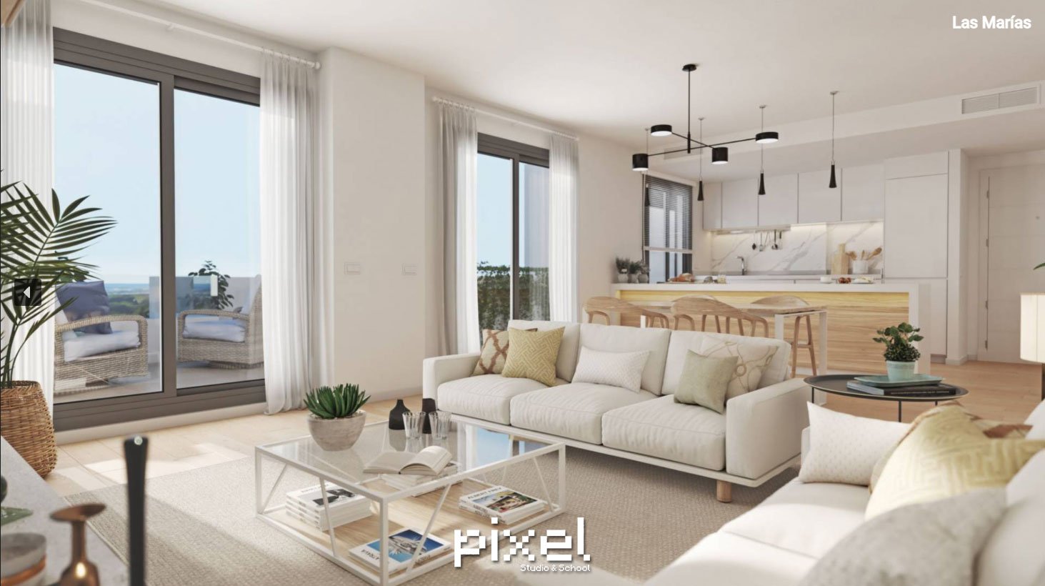 Edificio Las Marías interior Pixel Ingeark