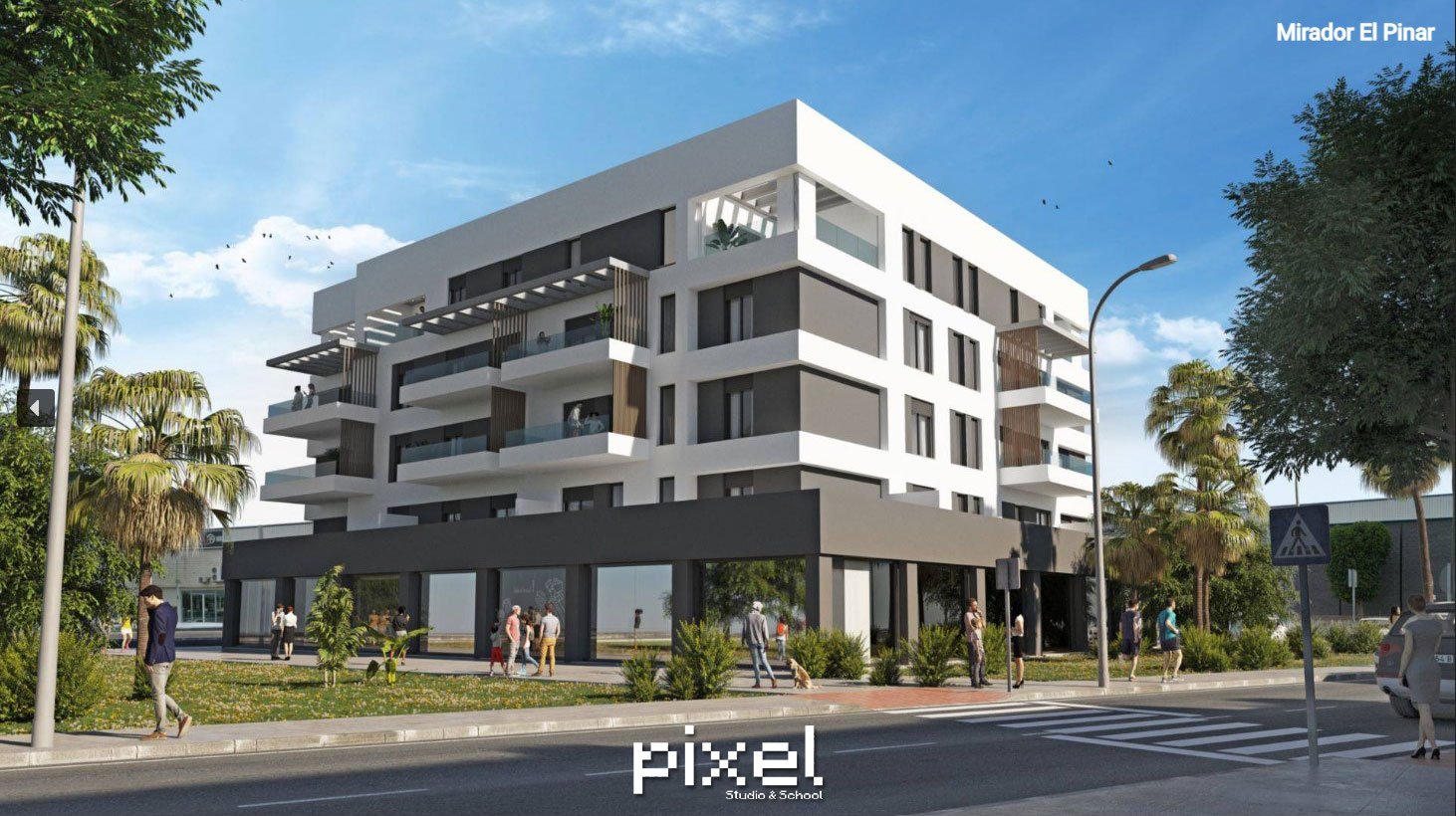 Edificio Mirador El Pinar exterior Pixel Ingeark