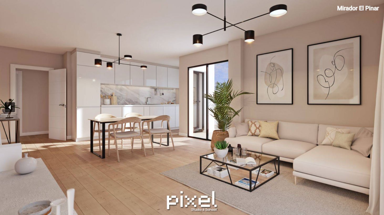 Edificio Mirador El Pinar interior Pixel Ingeark